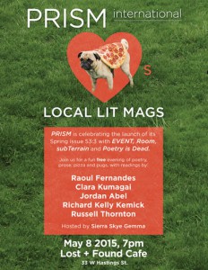 Local Lit Mags Launch Party May 8, 2015, at Lost + Found Cafe