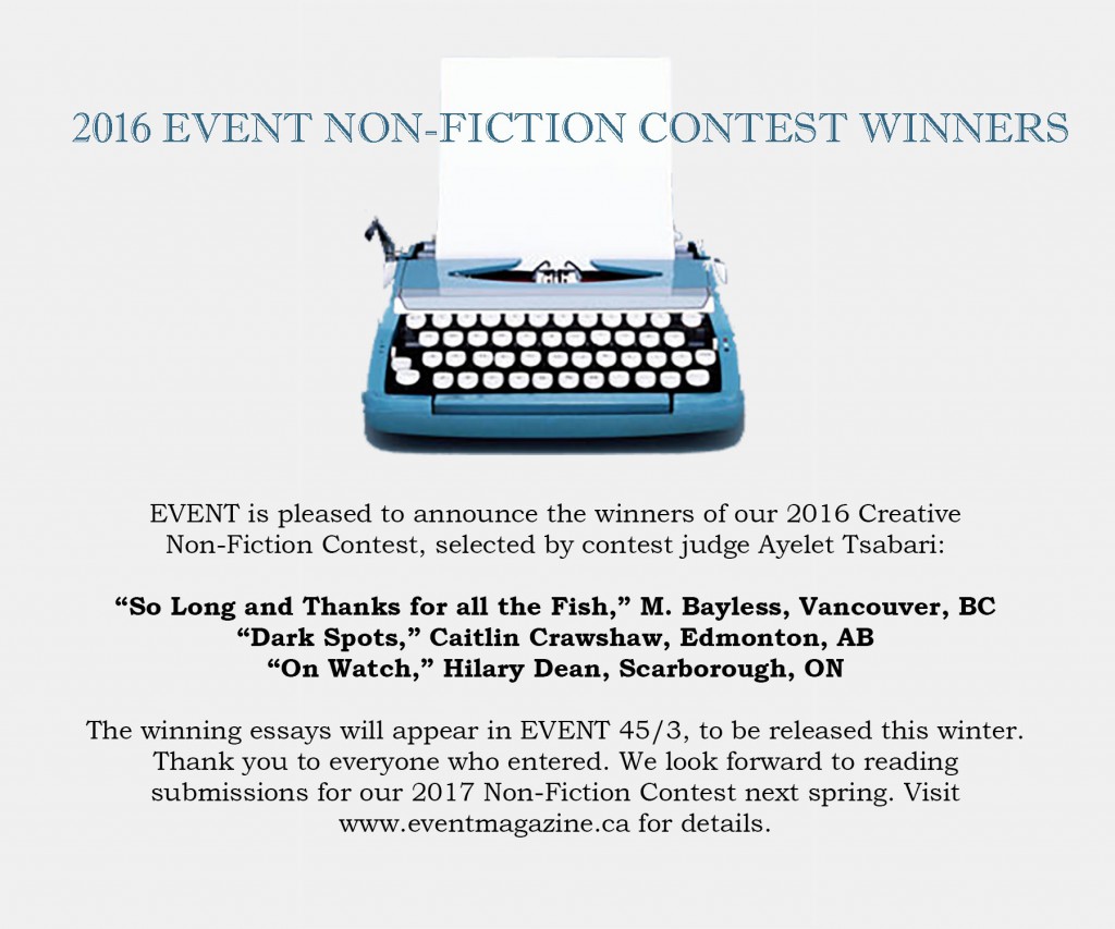 Winners announcement 2016